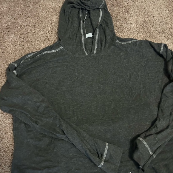 Target COLSIE dark gray cropped hooded sweatshirt and jogger sweatpants set m/l - Picture 2 of 7